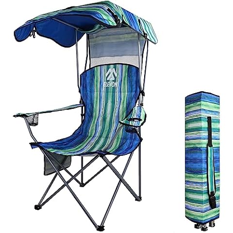 Elevon Camp Chairs with Shade Canopy Chair Cover