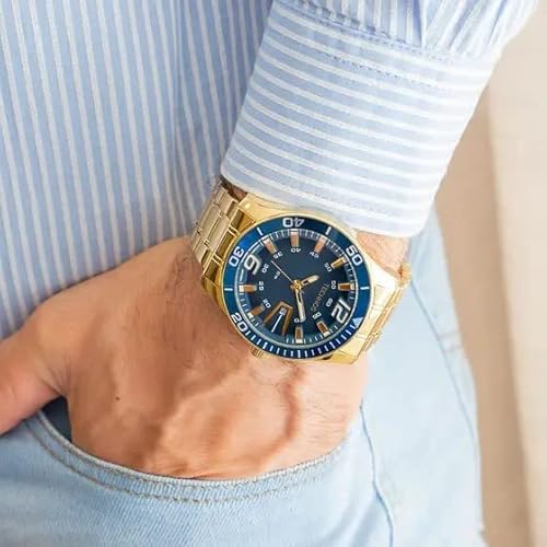 Relógio Technos Masculino Racer Dourado - 2115LAJS/4A