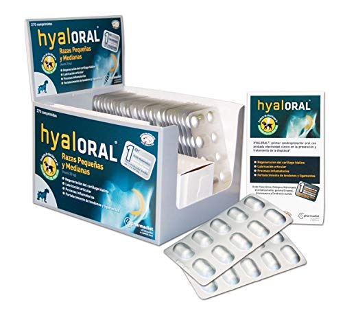 Farmadiet HLR01 Hyaloral Kleine bis Mittlere Rassen - 270 Tabletten