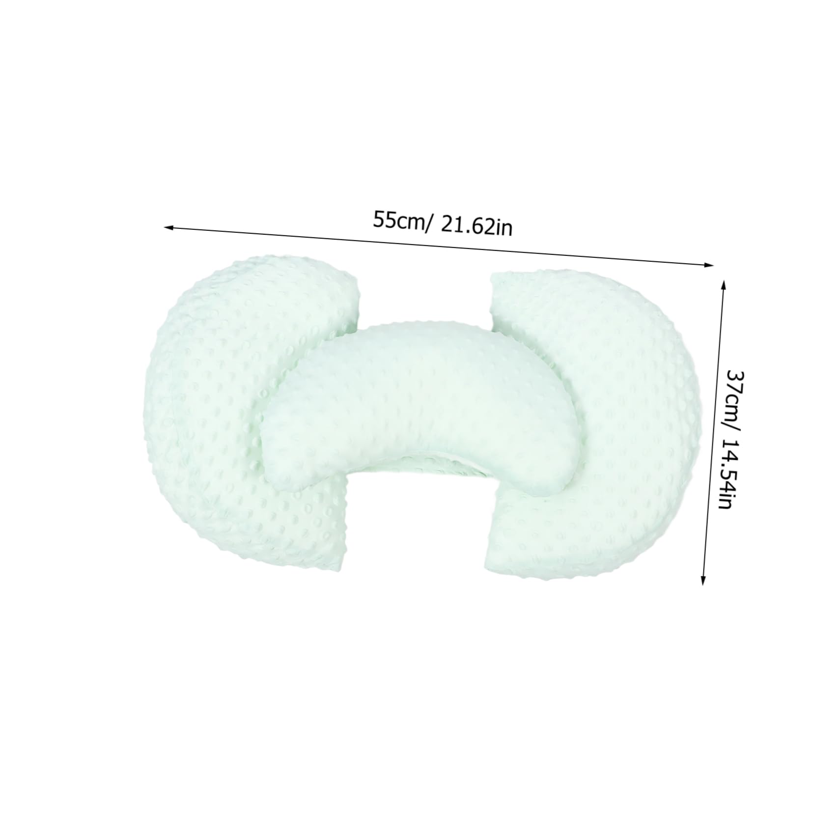 TOGEVAL Ergonomic Pregnancy Pillow Full Body Support Pillow Prone Sleeping Pillow Cool Pillow Waist Lumbar Pillow
