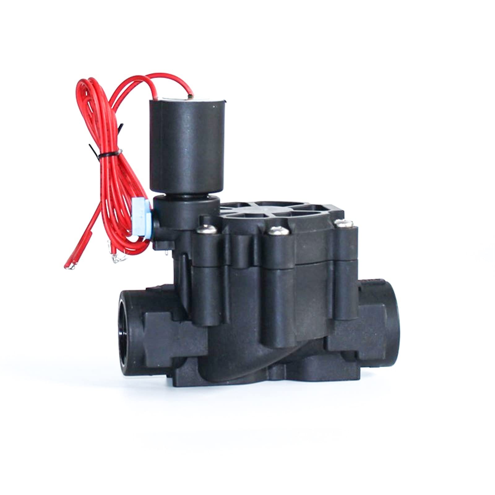 Normalnie zamknięty zawór elektromagnetyczny do nawadniania, nylonowy, 220 V, 12 V, 24 V, do nawadniania ogrodu i gospodarstw rolnych (220VAC)