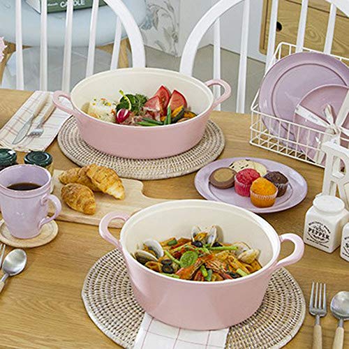 Retro 5-Piece Ceramic Non-Stick Cookware Set, Pink Main Image Retro 5-Piece Ceramic Non-Stick Cookware Set, Pink Main Image