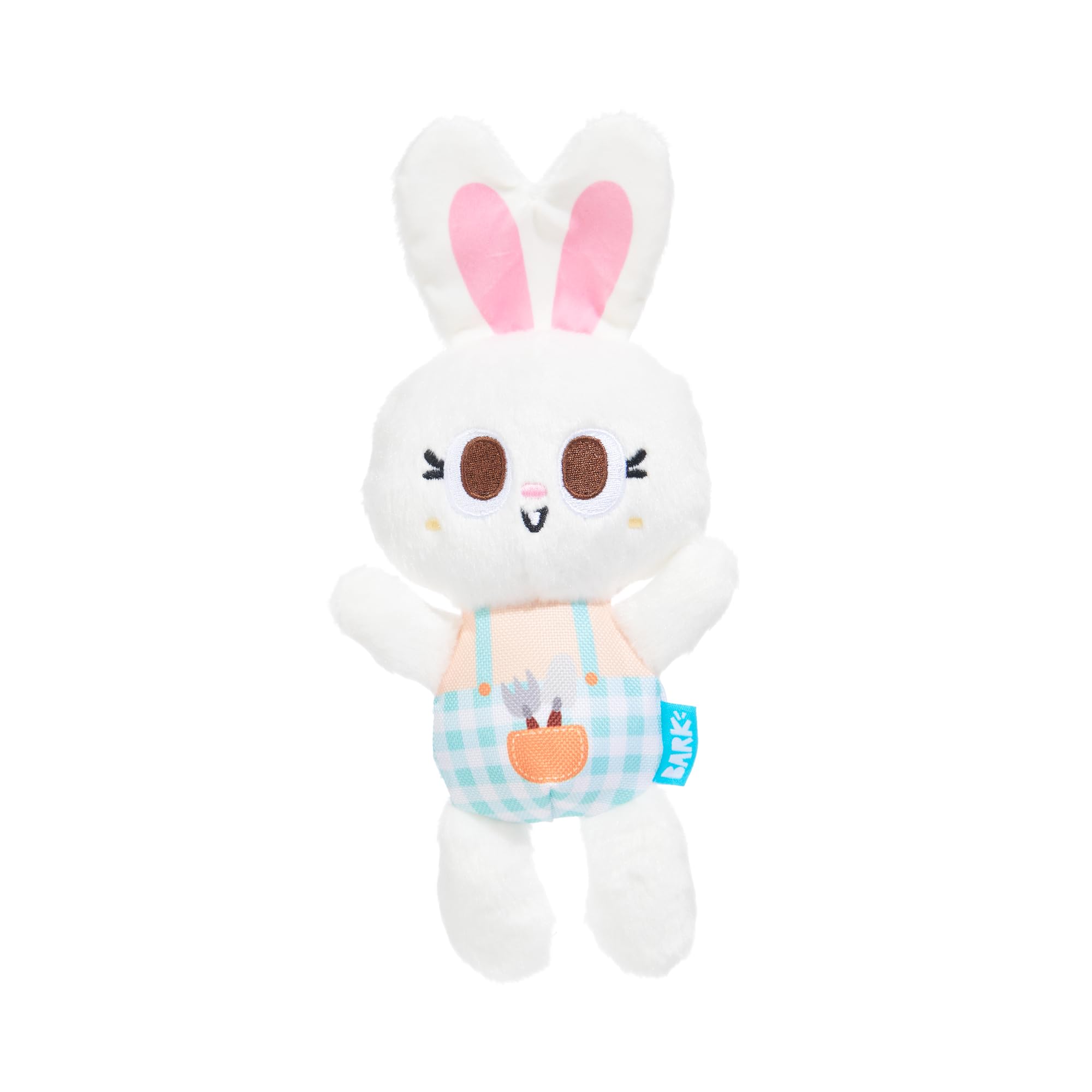Barkbox BARK green Thumb Bun white rabbit plush dog toy XS-M