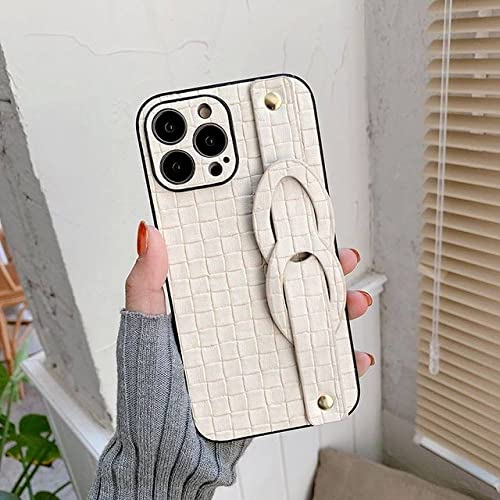 Étui pour iPhone 11 Pro blanc BSAPP couverture en cuir de luxe