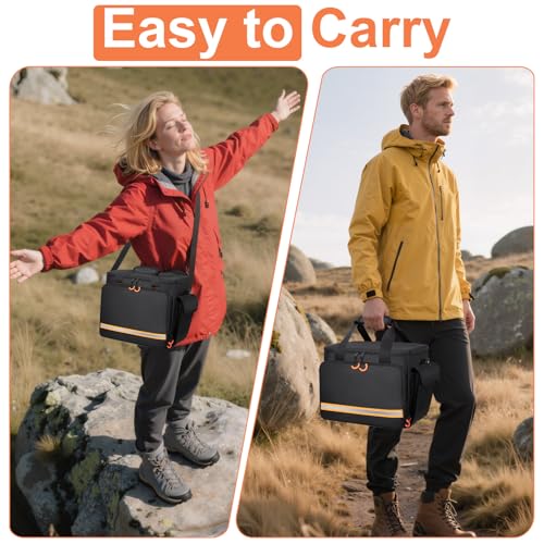 Portable Station Bag Compatible with Jackery Portable Power Station Explorer 500, With Plenty of Room for Accessories, Waterproof and Non-slip Bottom, and Abrasion-resistant Nylon Fabric