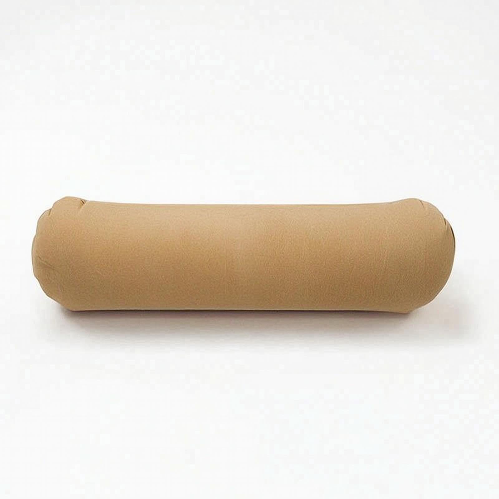 Inflatable Bolster Pillow Flocked Inflatable Body Pillow Cylindrical for Vacationers, Campers, Travel, Camping, Bed Coffee-image-13