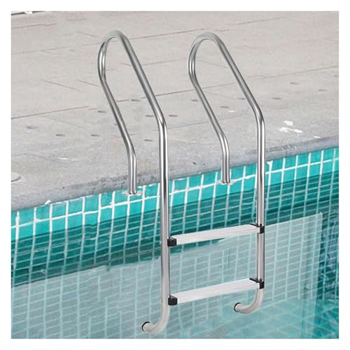 Escalera para piscina de acero inoxidable 2 pasos