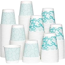 JOLLY CHEF 3 oz Disposable Bathroom Mouthwash Cups 300 Pack, Small Mini Paper Cups for Thanksgiving, Christmas, Parties