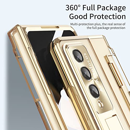 Protection Galaxy Z Fold 4 Coque Ultra-Mince Rose Transparente Antichoc - 4