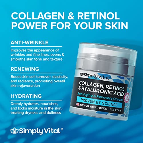 Face Moisturizer Collagen Cream Anti Aging Neck and Décolleté Made