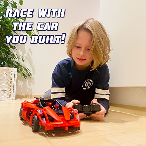 Wiseplay Stem Projects For Kids Ages 8-12 Year - 380Pcs Rc Car Kits To Build - Stem Building Toys For Boys Age 8-12 - Model Car Kits To Build For Kids 9-12 - Great Building Rc Car Gift For Your Kids #TOP4