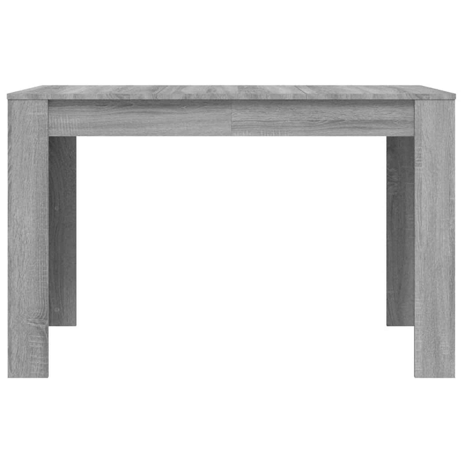 Gecheer Tavolo da Pranzo, Design Elegante Grigio Sonoma 120x60x76 cm in Legno Multistrato per Sala da Pranzo Ristorante