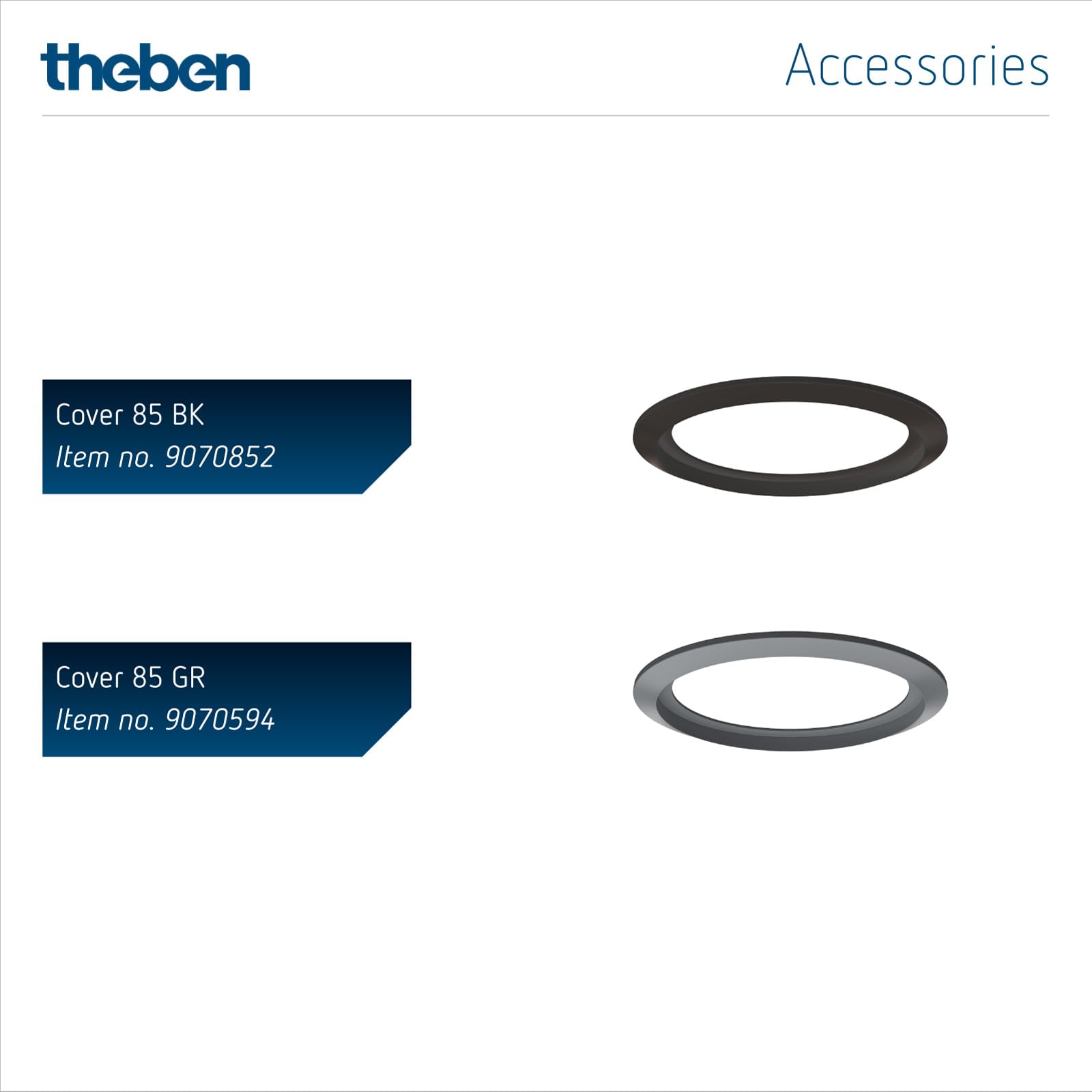 Theben 2080560 theRonda S360-100 DE WH rilevatore di presenza PIR soffitto | incasso a soffitto, area di rilevamento circolare 360°, 8 m/50 m², 1 canale luce 230 V, automatico, misurazione luce mista