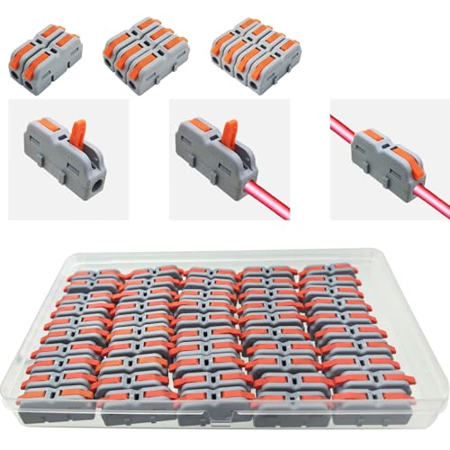 Connecteurs compacts pour câblage de petits espaces, mini bornes rapides 1to1 CESFONJER x50