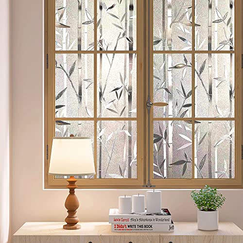 Vinilo para ventana esmerilado con diseño bamboo 44.5x200 cm miniatura 6