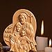 The Holy Family - Virgin and Child with Saint Joseph, Religious Catholic Statue,Wooden Religious Gifts,Housewarming Gift,Handmade Home Decor