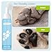 Waybesty Dog Paw Balm Kit- Dog Paw Cleaner & Reusable Towel, Complete Dry Cracked Paw Repair for All Breeds - Healing Ointment for Paws & Nose, Gentle Wash & Dry Protection (#4)