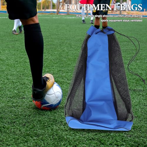 Bolsa de malla transpirable Milisten para balones de fútbol 6