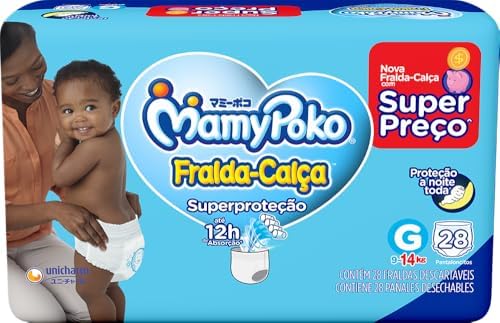 MamyPoko Fralda-Calça Superproteção G 28 Unidades