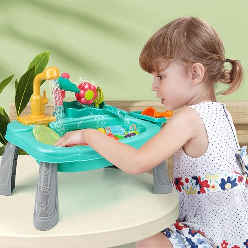 Mignonne table à eau sensorielle pour l'éveil et le bonheur des tout-petits - 6