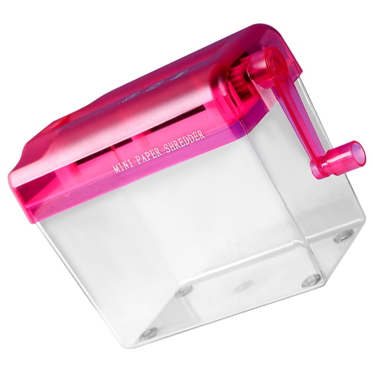 Happyyami Trituradora Manual De Papel Resistente y Compacta para Oficina y Hogar Trituradora Pequeña Portátil Sin Electricidad Accesorio Práctico De Mano para Uso Diario