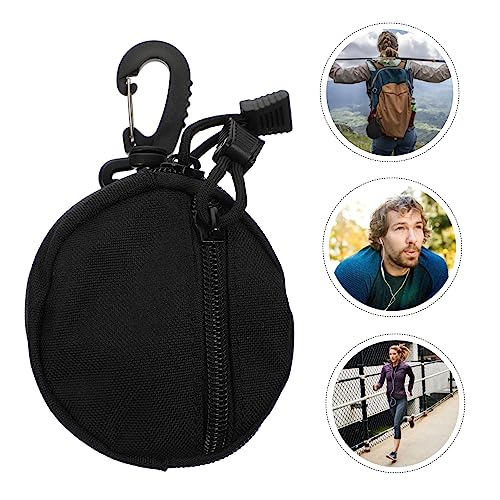 Toyvian Portable Earphone Storage Bag Adjustable Strap Waterproof Nylon Multi-Purpose Outdoor Sports Pouch for Travel and Daily Use3