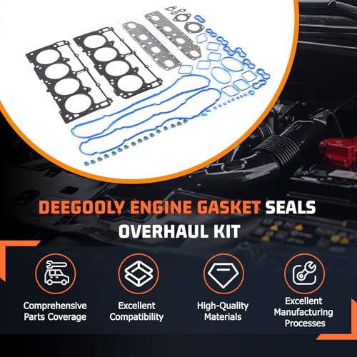 Image of Head Gasket Set Fit for 2009-2015 Chrysler Ram 5.7L HEMI V8 OHV MLS VIN T 2 Replace# HS26423PT Multiple Layers Steel (MLS) Head Gasket Aftermarket Parts