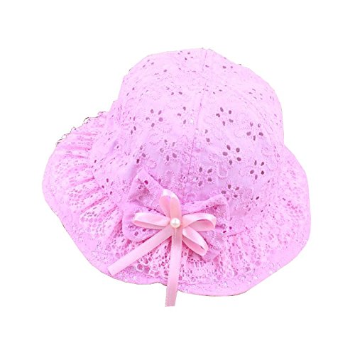 (よキーよ)Yokeeyo 赤ちゃん キッズ帽子 ベビー用ハット キャップ つば広 韓国風 刺繍 可愛い 子供サンバイザー 人気 紫外線 UVカット 日よけ止めローズ