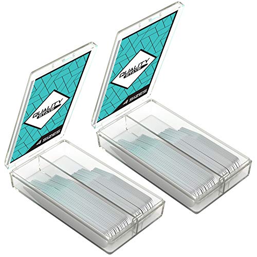 Metal Collar Stays for Men  Set of 72 Dress Shirt Collar Stays for Men, 4 Sizes by Quality Stays