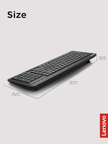 Miniatura 6 de Lenovo Teclado inalámbrico 300, negro