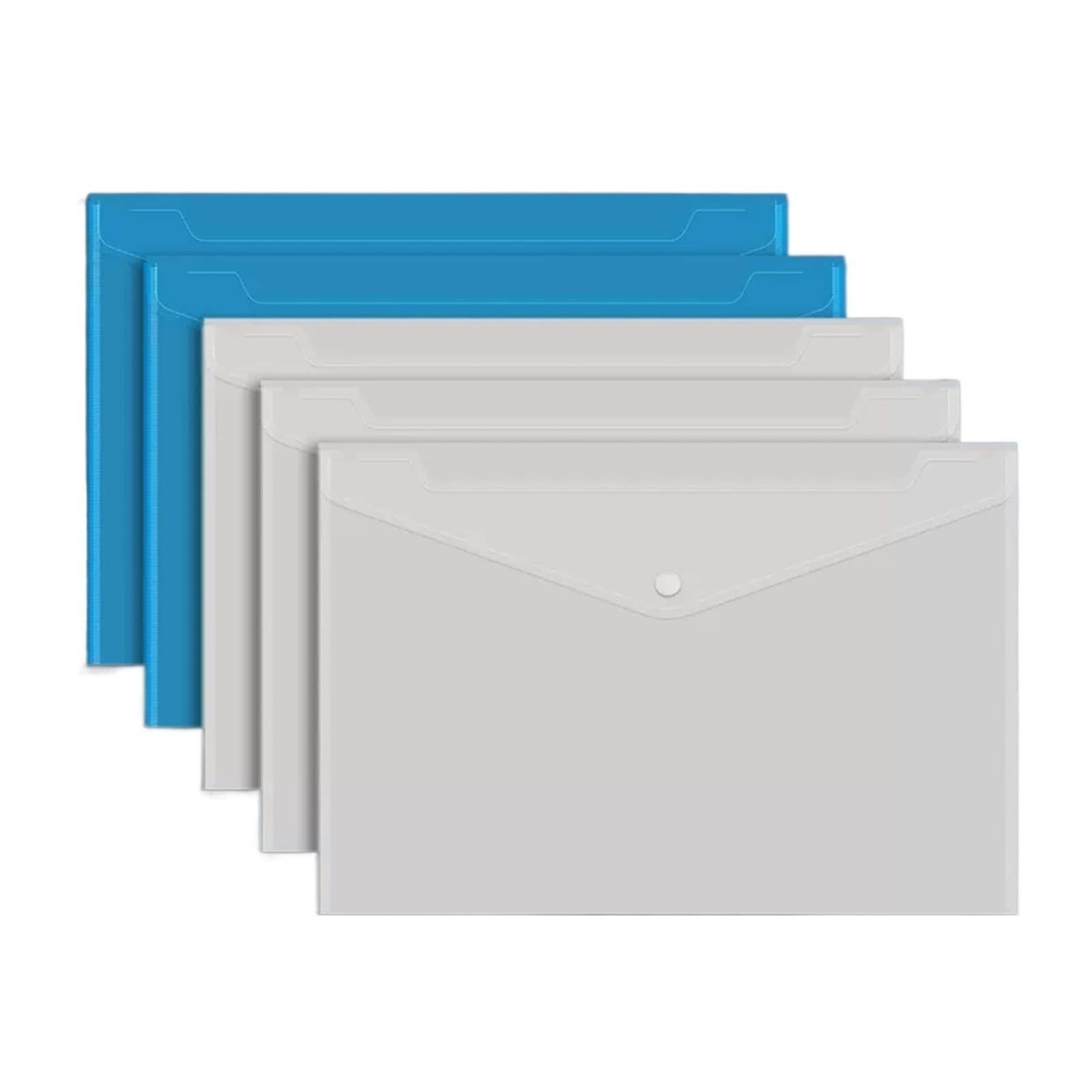 Tavoletta Portablocco 100 pezzi sacchetto di file di miscelazione del colore in plastica borsa for organizzazione di biglietti di dati di grande capacità borsa for carta di prova cartella for borsa fo