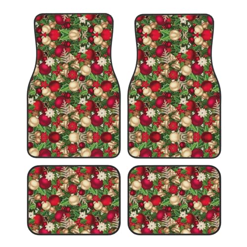Lot de 4 tapis de voiture universels pour véhicules utilitaires et véhicules utilitaires