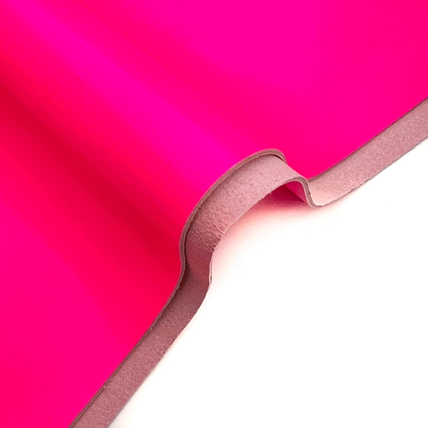 Real Neon Pink Lambskin: Genuine Leather Pieces for Earrings Natural Leather Pieces in Bright Hot Pink (Neon Pink, 12x12In/ 30x30cm)