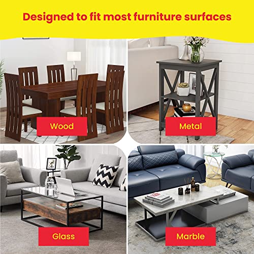 Image of Gadgetime USA 12 Pack Table Corner Protector Guard - Transparent for Sharp Edges - Safety Bumpers -Baby Proof