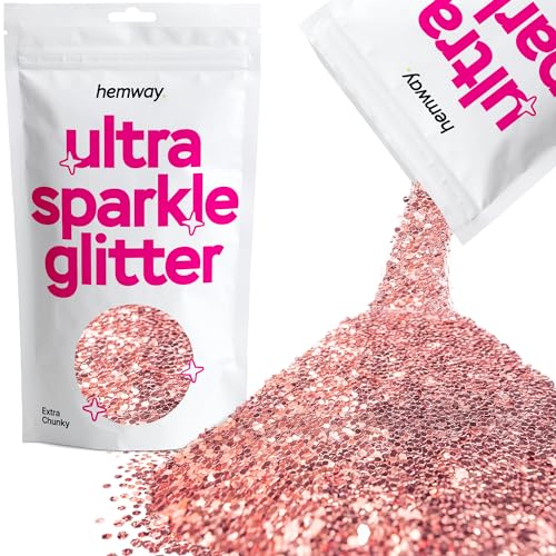 Purpurina oro rosa de 1mm para manualidades scrapbooking y arte