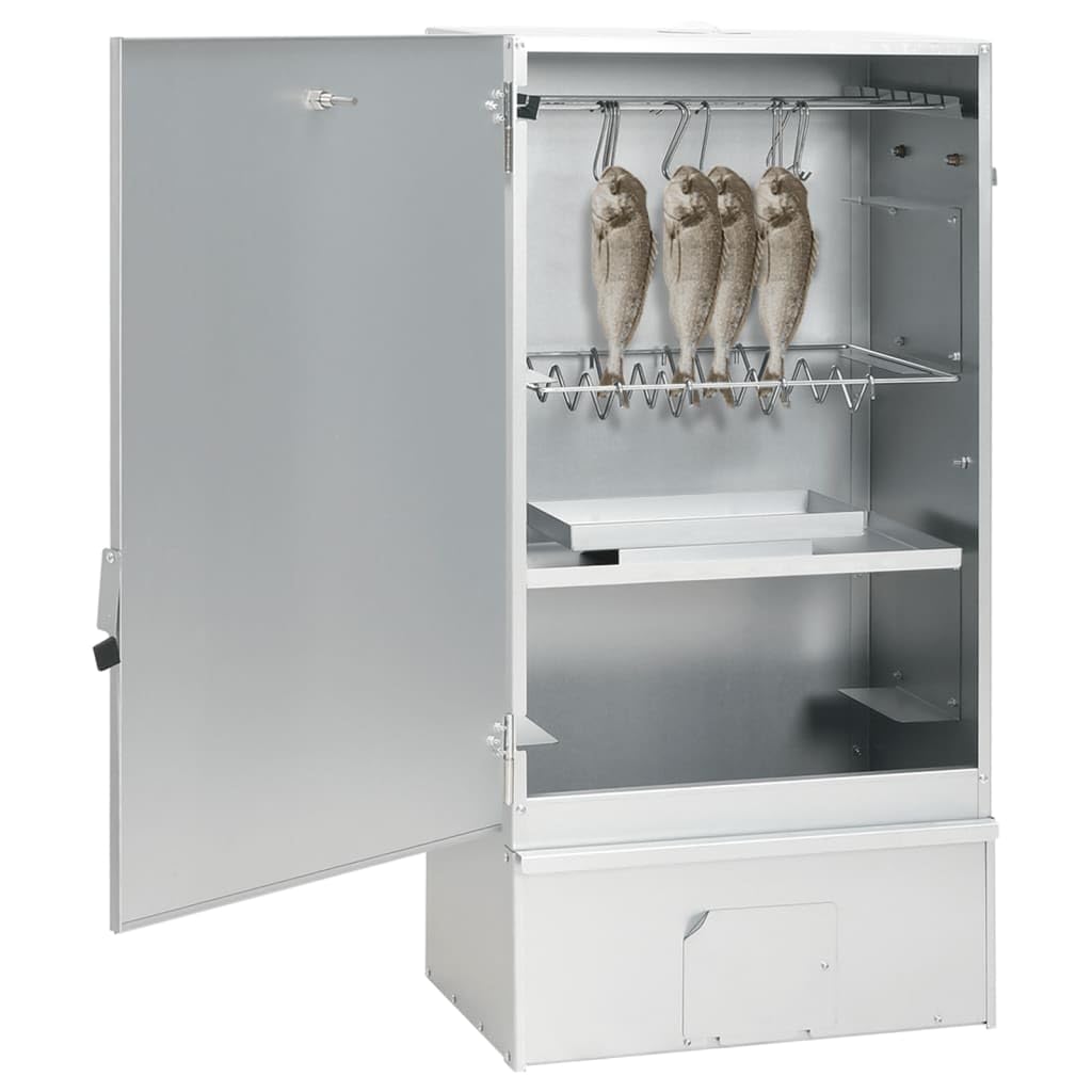 Generico Forno Affumicatore BBQ Generatore Fumo Freddo Acciaio Zincato,Argento,15.57kg,3200769