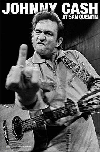 Scorpio Posters Johnny Cash - San Quentin Mini Poster - 11.5