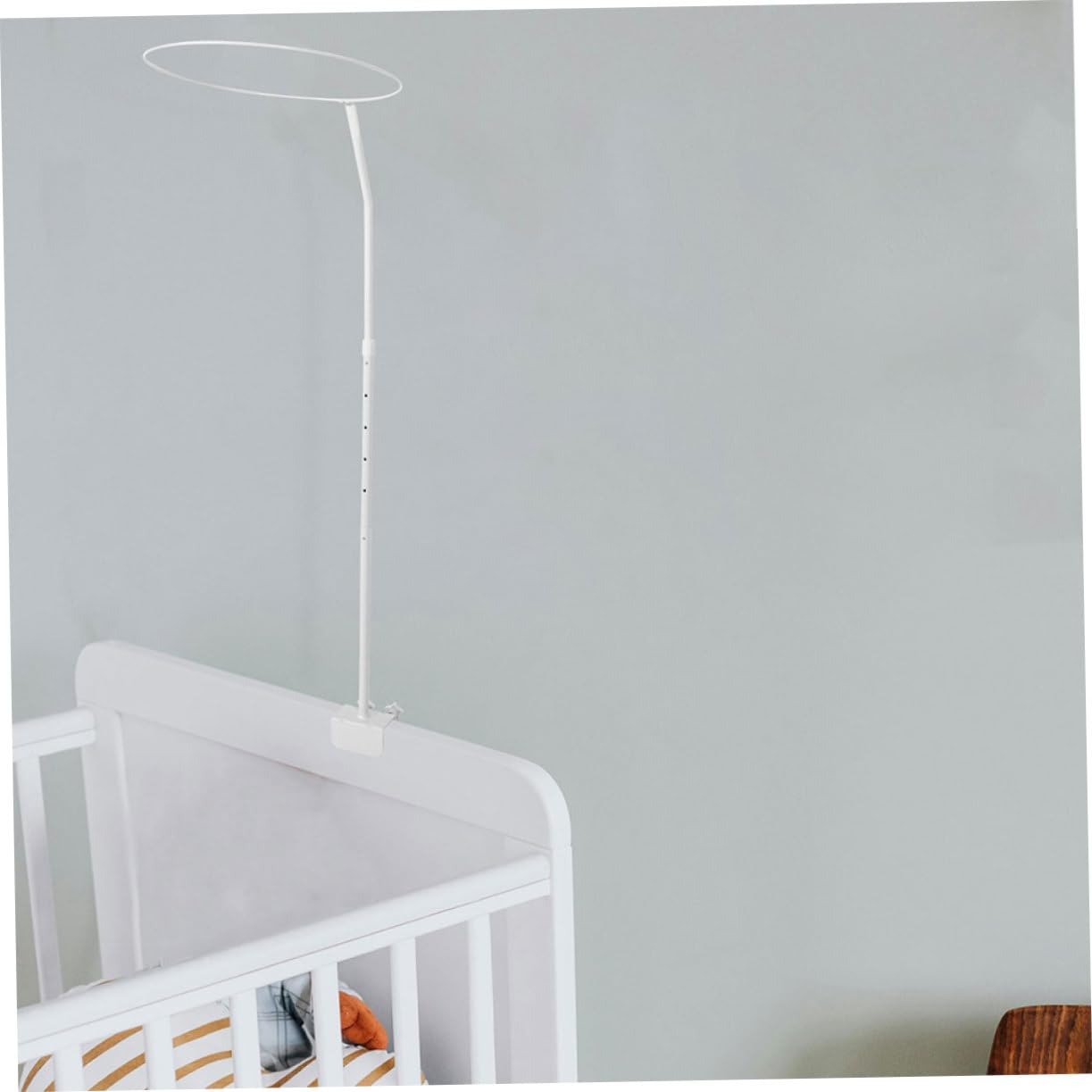 PRETYZOOM Soporte Resistente Mosquitera de Doble para Hierro Cuna Clip Instalación Fácil, 2 Juegos para Habitaciones Infantiles y Camping