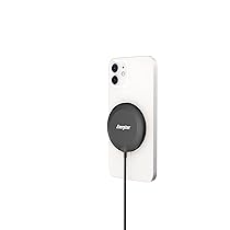 Energizer Caricatore Wireless Magnetico 15W MagSafe Compatibile | Ricarica Rapida per iPhone e Android | Ultra Sottile, USB-C, Sicurezza Avanzata, Funziona con Custodie Magnetiche | WCP119