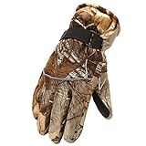 Color: enviar al azar Inovey Hombre En El Esquí De Camuflaje Guantes Más Gruesas Intemperización De La Resbalón