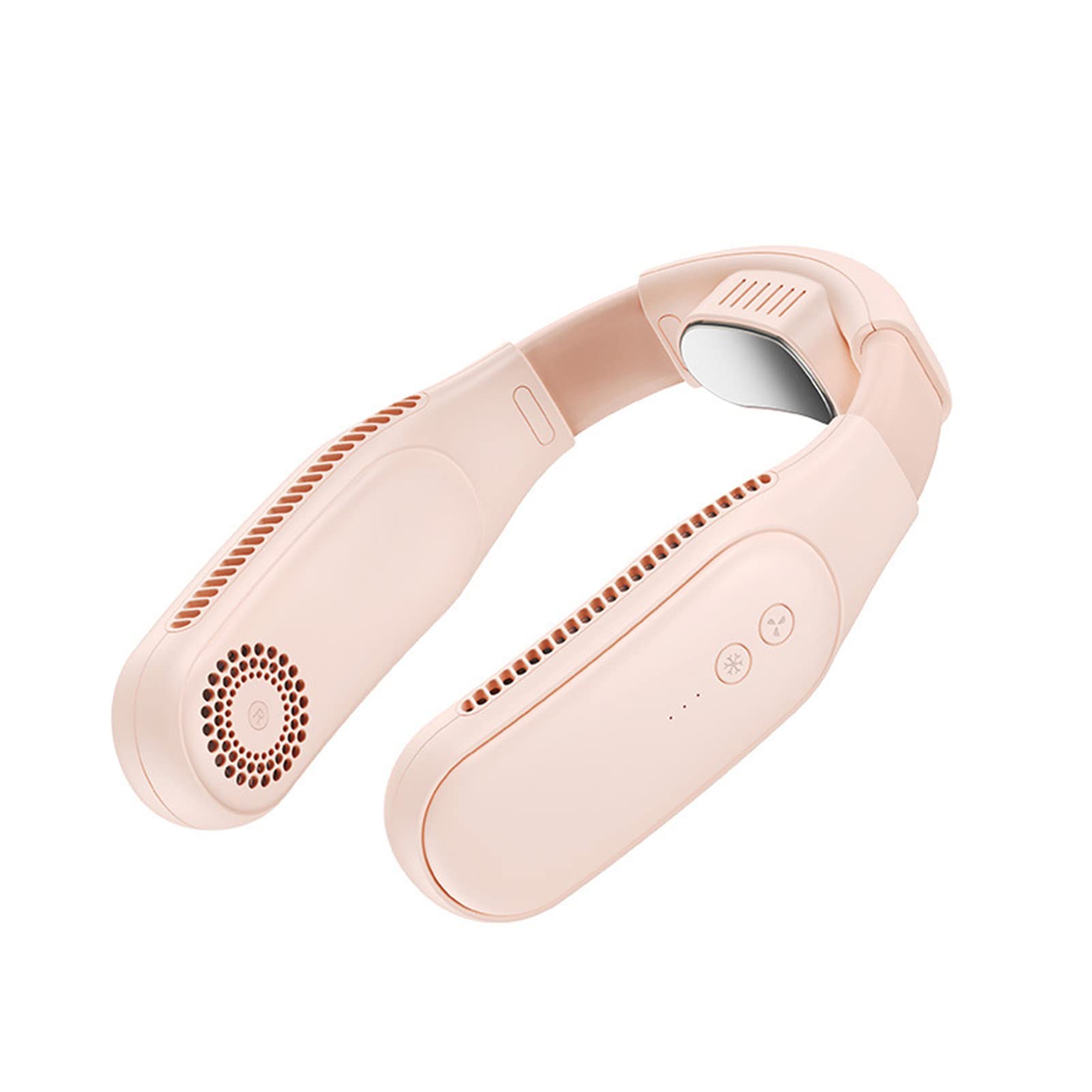Ventilatore Portatile da Collo Batteria Ricaricabile Mini Ventola USB Ventilatori Silenzioso Portatili Piccolo Fan Ventole Batterie Ventolino Elettrico Gadget Tecnologici,Blu (Pink