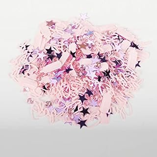 Gyufise 1800Pcs Baby Shower Confetti Blue Boy Bottle Star Baby Shower Table Decorations Confetti for Baby Boy Shower Gender Reveal Party Birthday Supplies