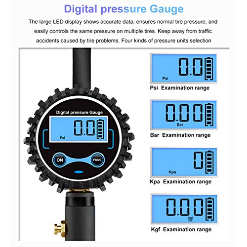 PETUFUN Manometro Pressione Gomme, Misuratore di