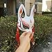YangYong Little Bunny Kitsune Mask, Traditional Japanese Cosplay Rabbit Fox Kabuki Mask Kimono Costume Accessories Room Decor