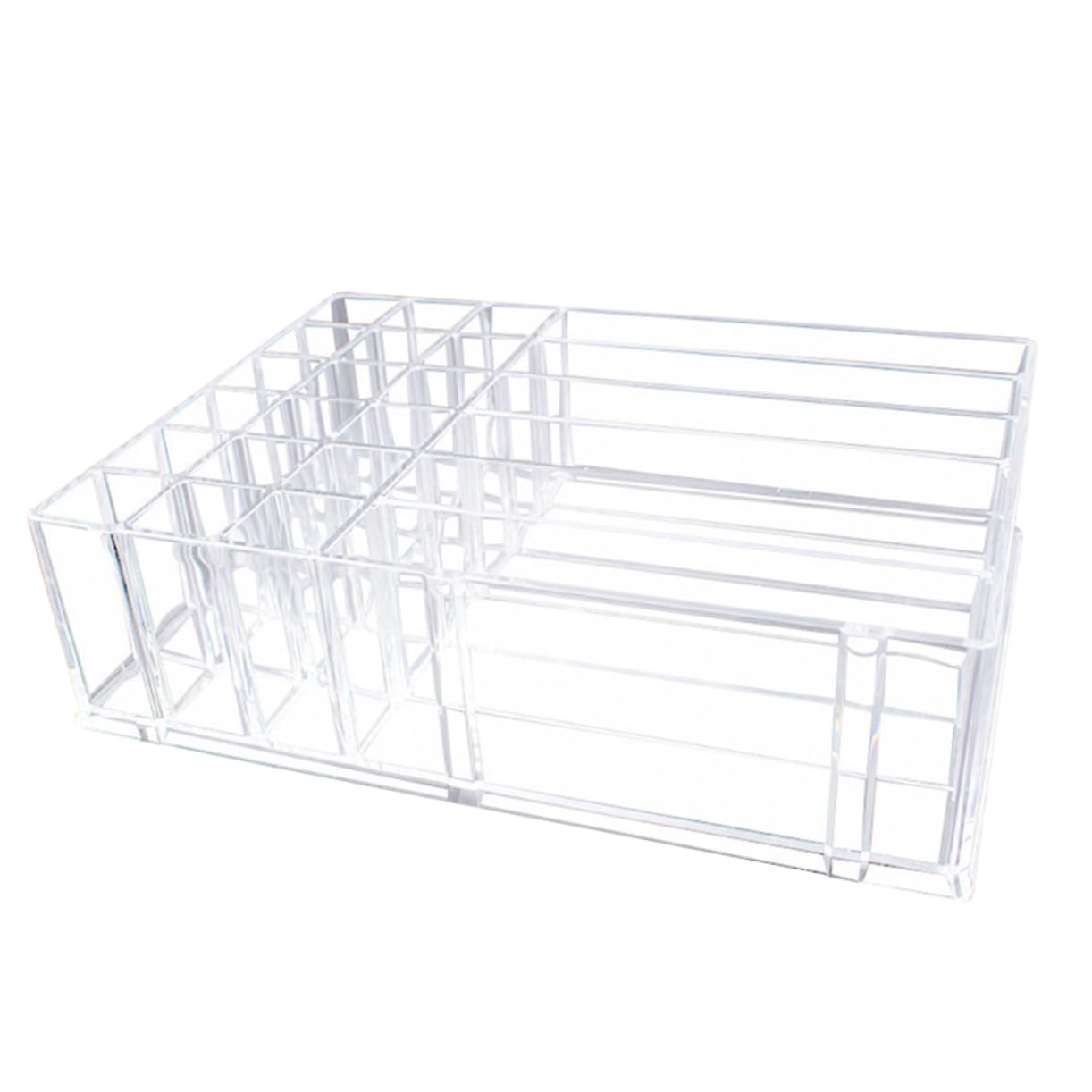 Caja para Guardar Maquillaje Organizador de Pintalabios Expositor de Cosméticos Estuche de Maquillaje de Escritorio
