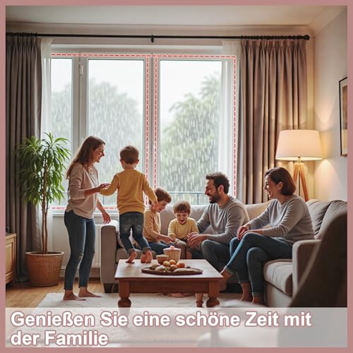 Selbstklebende Türdichtung Gummidichtung für Fenster & Türen – Zugluftstopper, Lärmschutz, Energieeffizienz, Wetterfest, Perfekt für Wohnung, Haus, Büro, Innenräume by Hzetuu