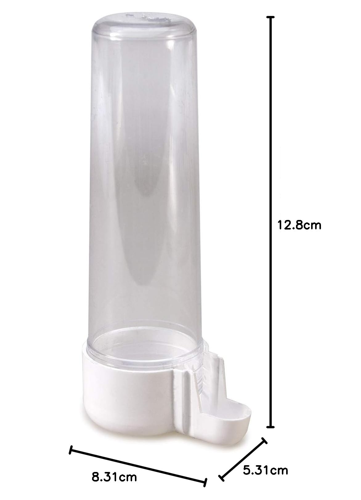 Arquivet Abbeveratoio in plastica per uccelli, 13 cm, 85 cc