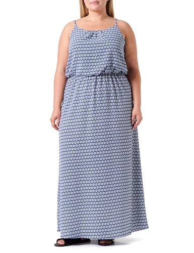 Robe Longue Noos ONLY Bleue Coupe Évasée Fluide et Légère Sans Manches