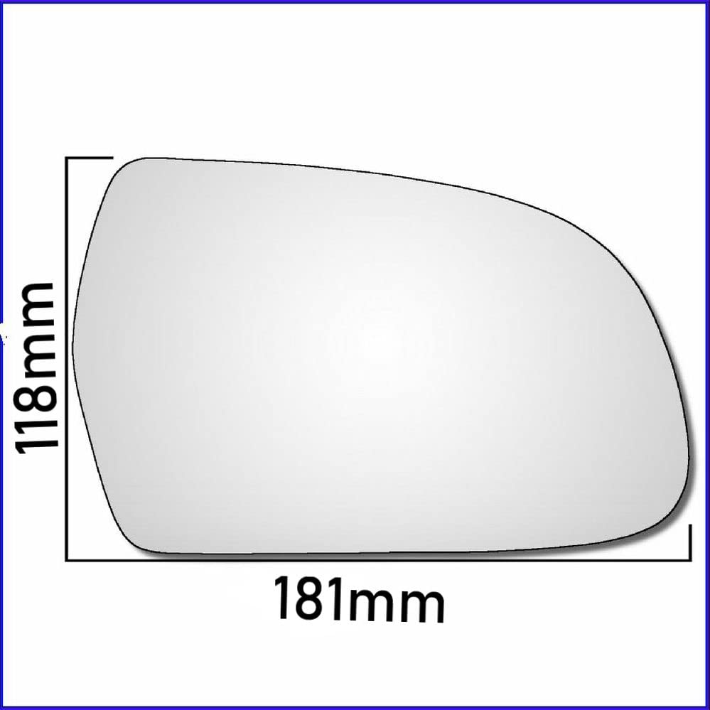 suitable for AUDI A3 2010-2012 DOOR WING MIRROR GLASS by WCM RIGHT SIDE
