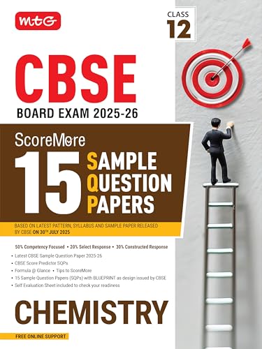 MTG CBSE Class 12 ScoreMore 15 Sample Papers Chemistry Book For 2...